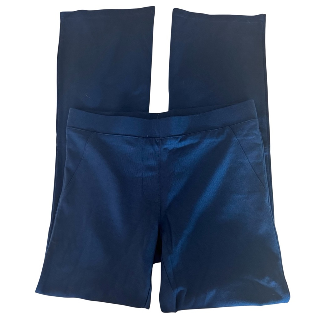 IMAN Global Chic Pants Lot 2 NWT Women’s Small Short Stretch Navy White QVC - Picture 5 of 12
